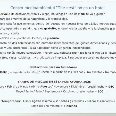 Centro Medioambiental The Nest - Adults Only Guest House El Plano Ngoại thất bức ảnh
